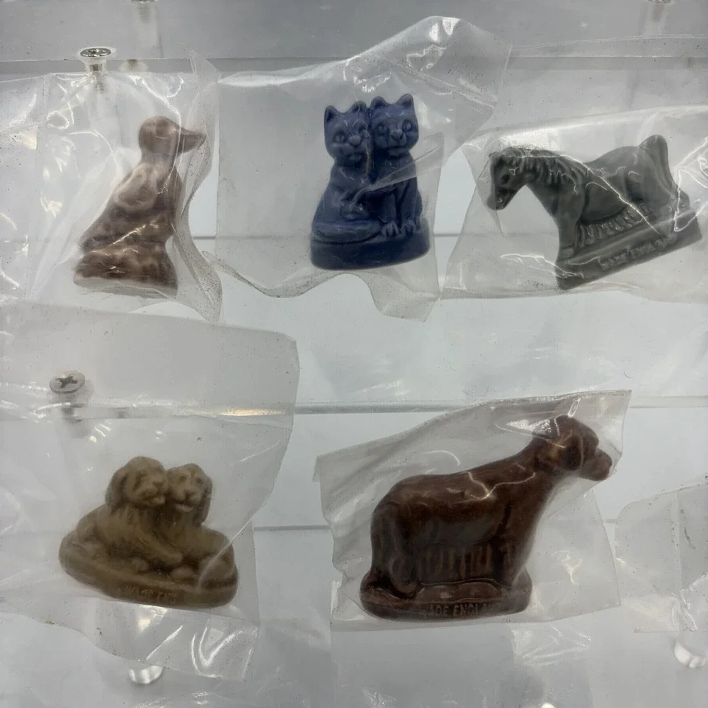 Wade‎ Whimsies Red Rose Tea Pet Shop Series Complete + Extra 10 Pc -England New